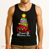 Crocin Around The Christmas Tree Tank Top thumb 3