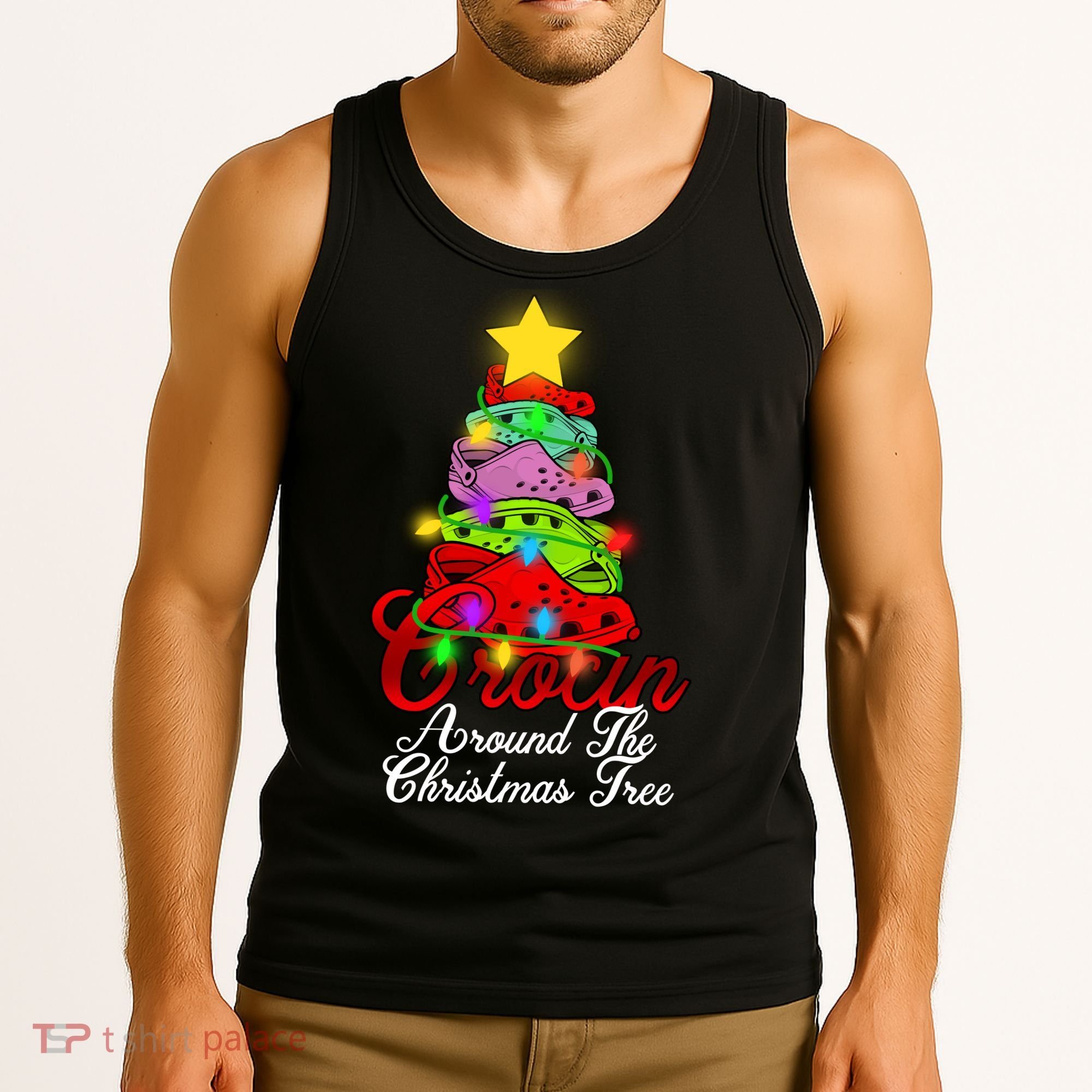 Crocin Around The Christmas Tree Tank Top