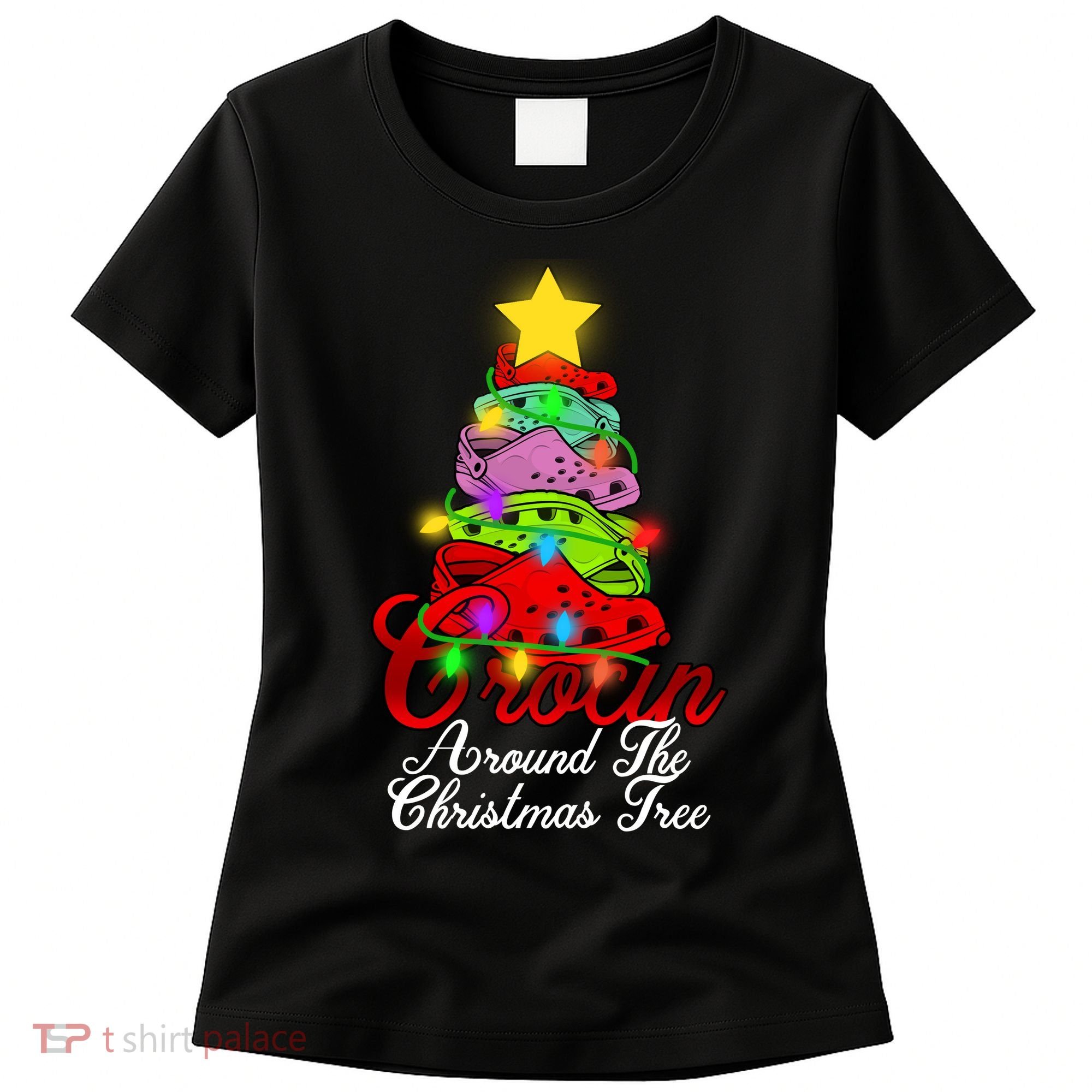 Crocin Around The Christmas Tree Women's T-Shirt