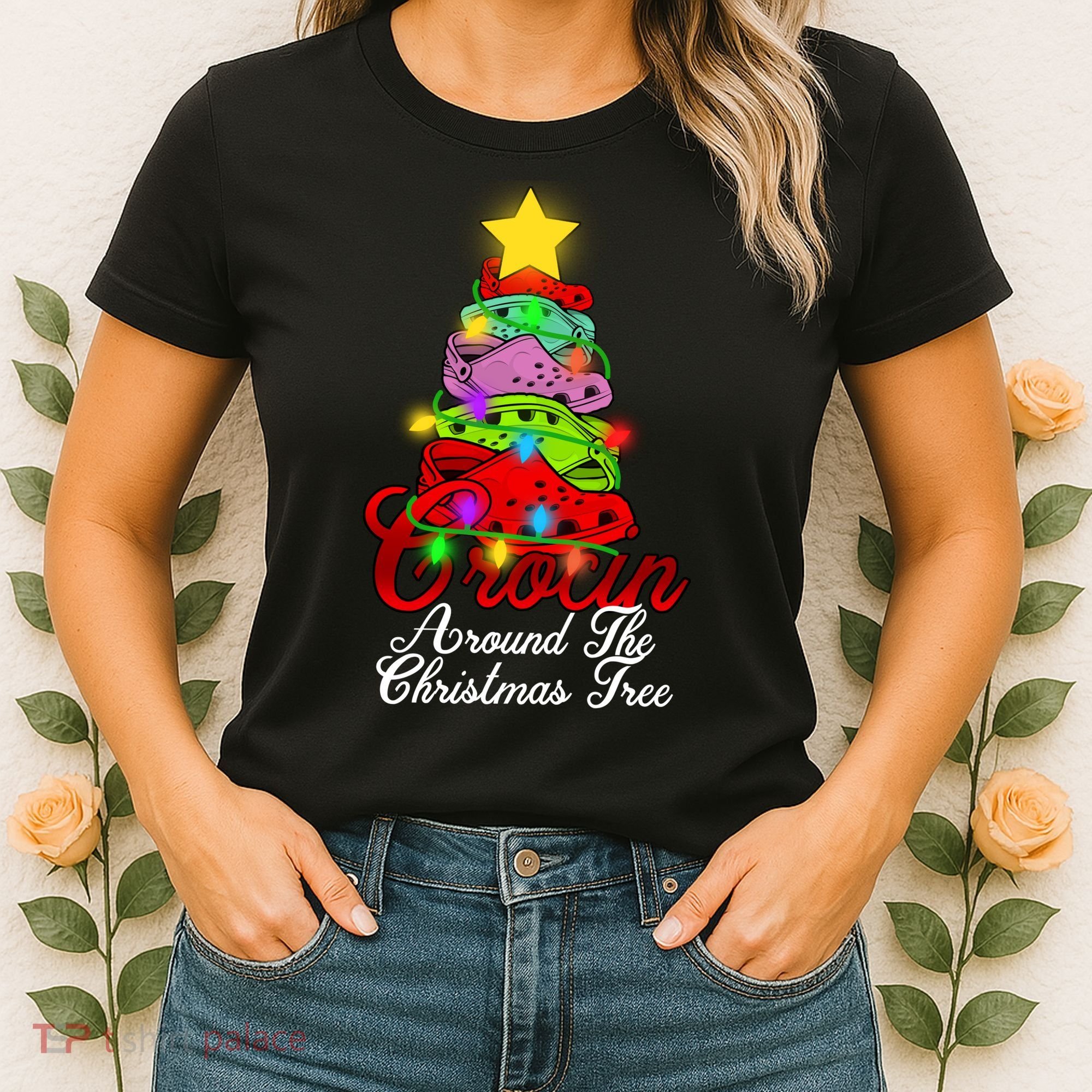 Crocin Around The Christmas Tree Women's T-Shirt