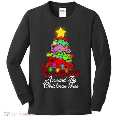 Crocin Around The Christmas Tree Kids Long Sleeve Shirt