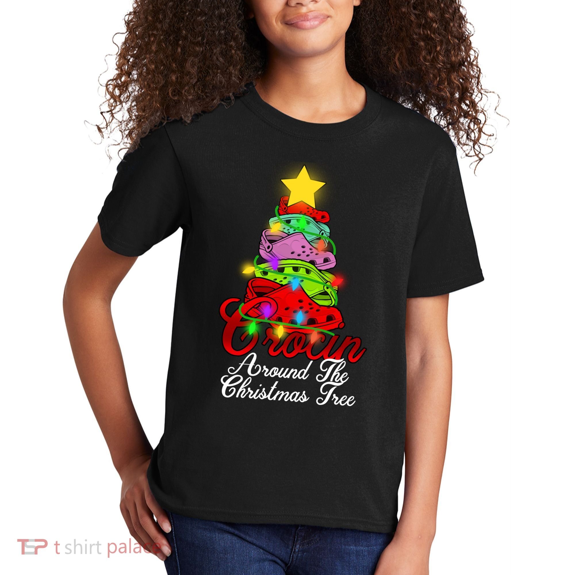 Crocin Around The Christmas Tree Kids T-Shirt