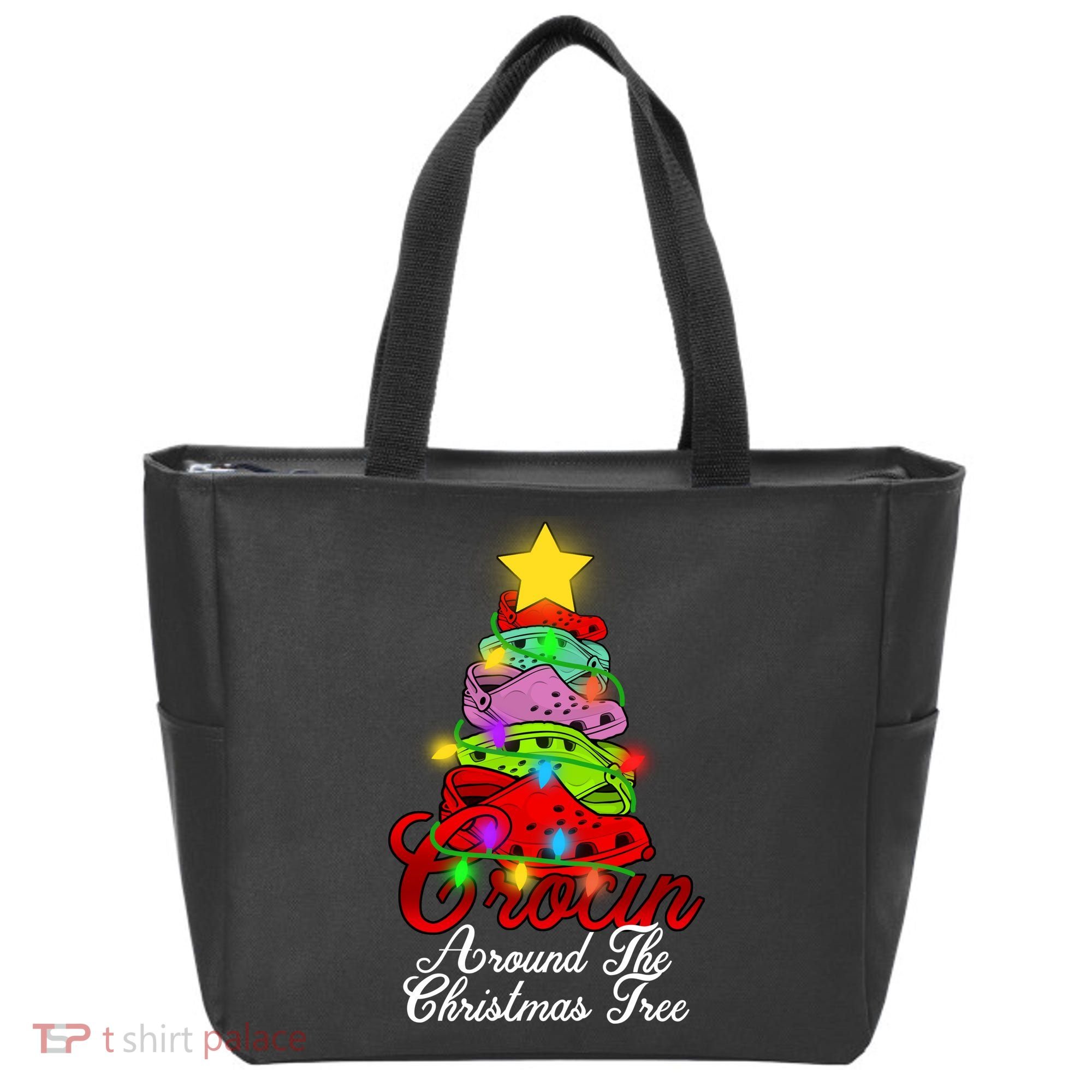 Crocin Around The Christmas Tree Tote Bag