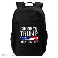 Crooked Trump Lock Him Up USA Backpack thumb 0
