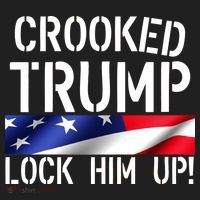 Crooked Trump Lock Him Up USA Tumbler thumb 3