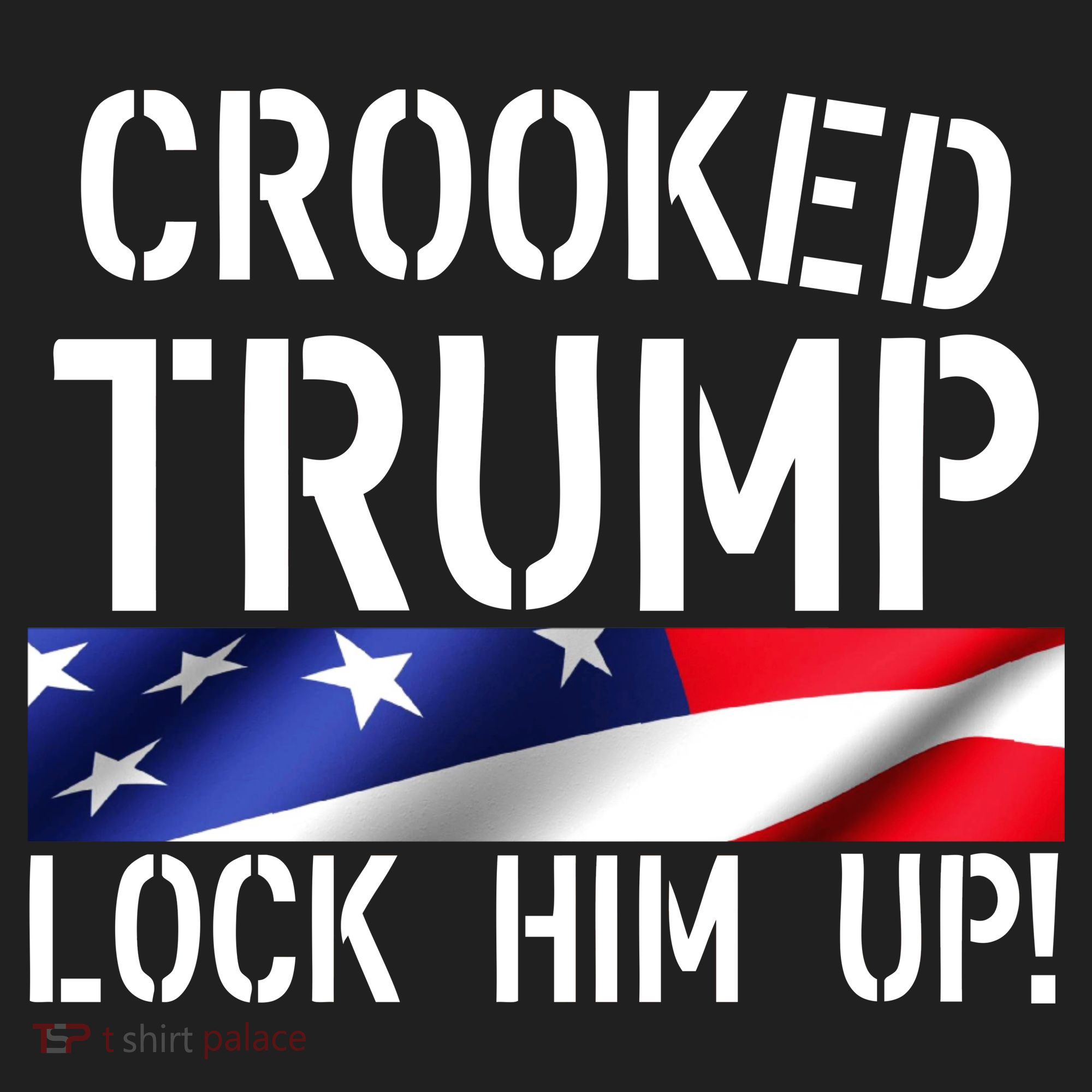 Crooked Trump Lock Him Up USA Tumbler