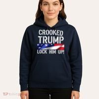 Crooked Trump Lock Him Up USA Hoodie thumb 5