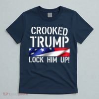 Crooked Trump Lock Him Up USA T-Shirt thumb 5