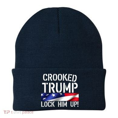 Crooked Trump Lock Him Up USA Beanie