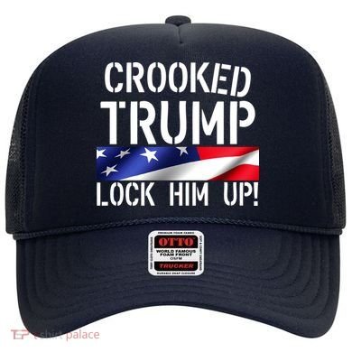 Crooked Trump Lock Him Up USA Hat