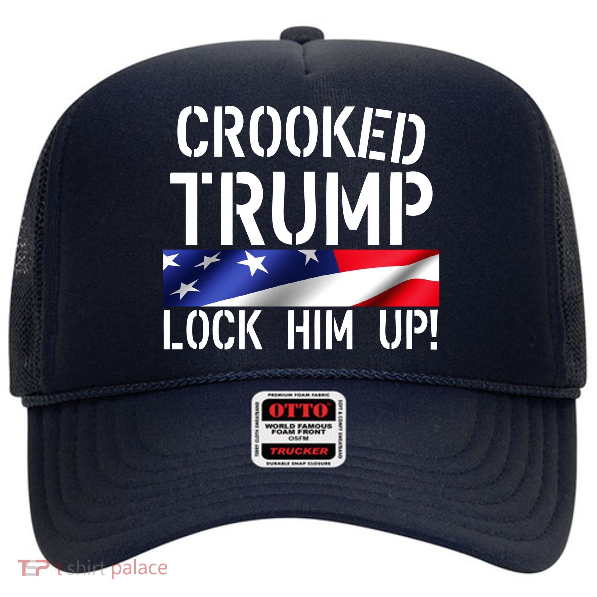 Crooked Trump Lock Him Up USA Hat