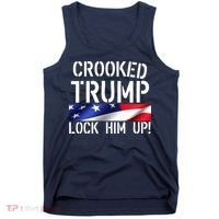 Crooked Trump Lock Him Up USA Tank Top thumb 0