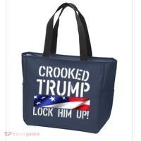Crooked Trump Lock Him Up USA Tote Bag thumb 3