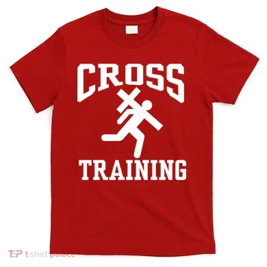 Cross Training Jesus Christian Catholic T-Shirt