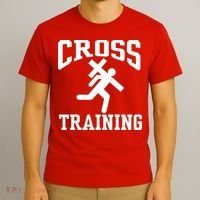 Cross Training Jesus Christian Catholic T-Shirt thumb 3