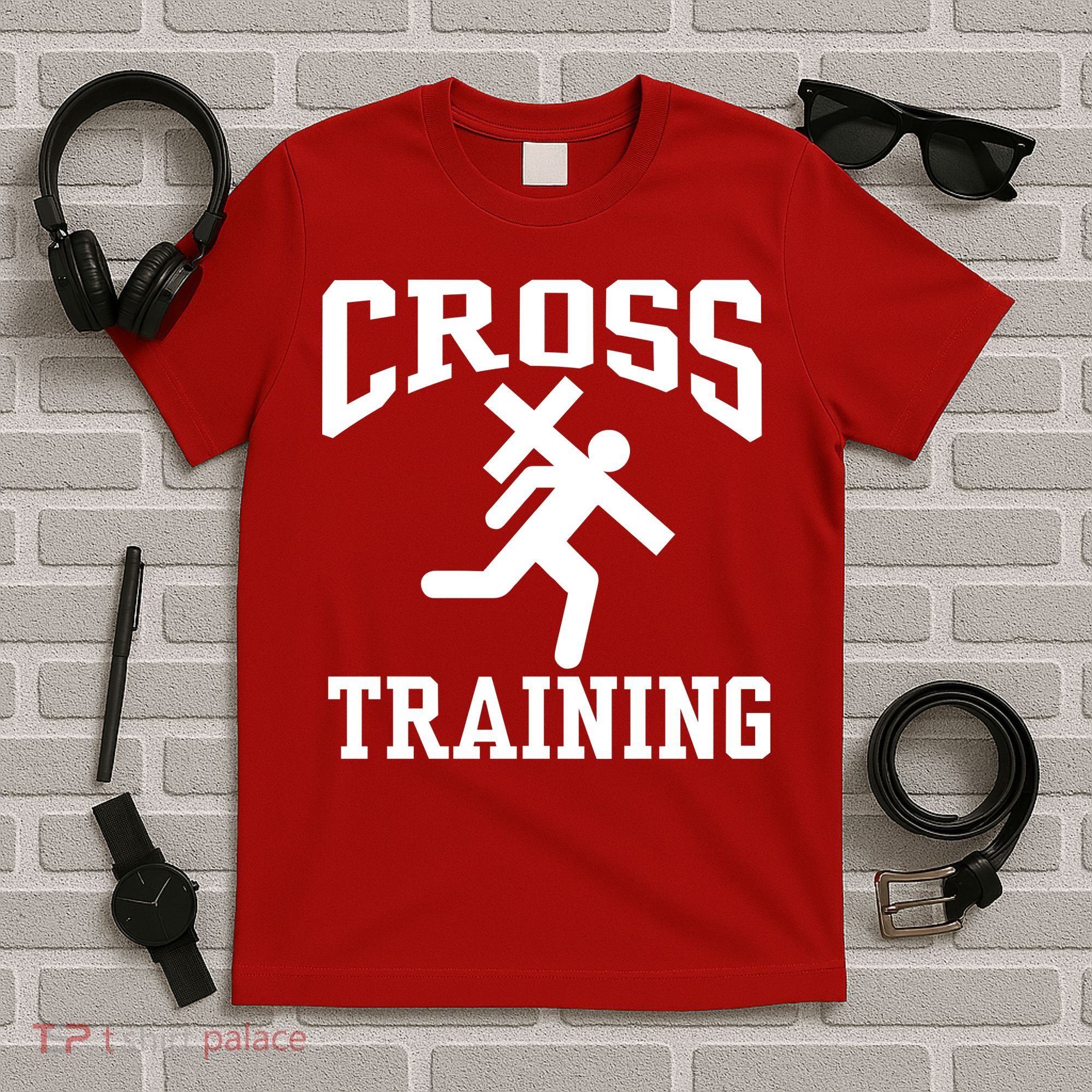 Cross Training Jesus Christian Catholic T-Shirt