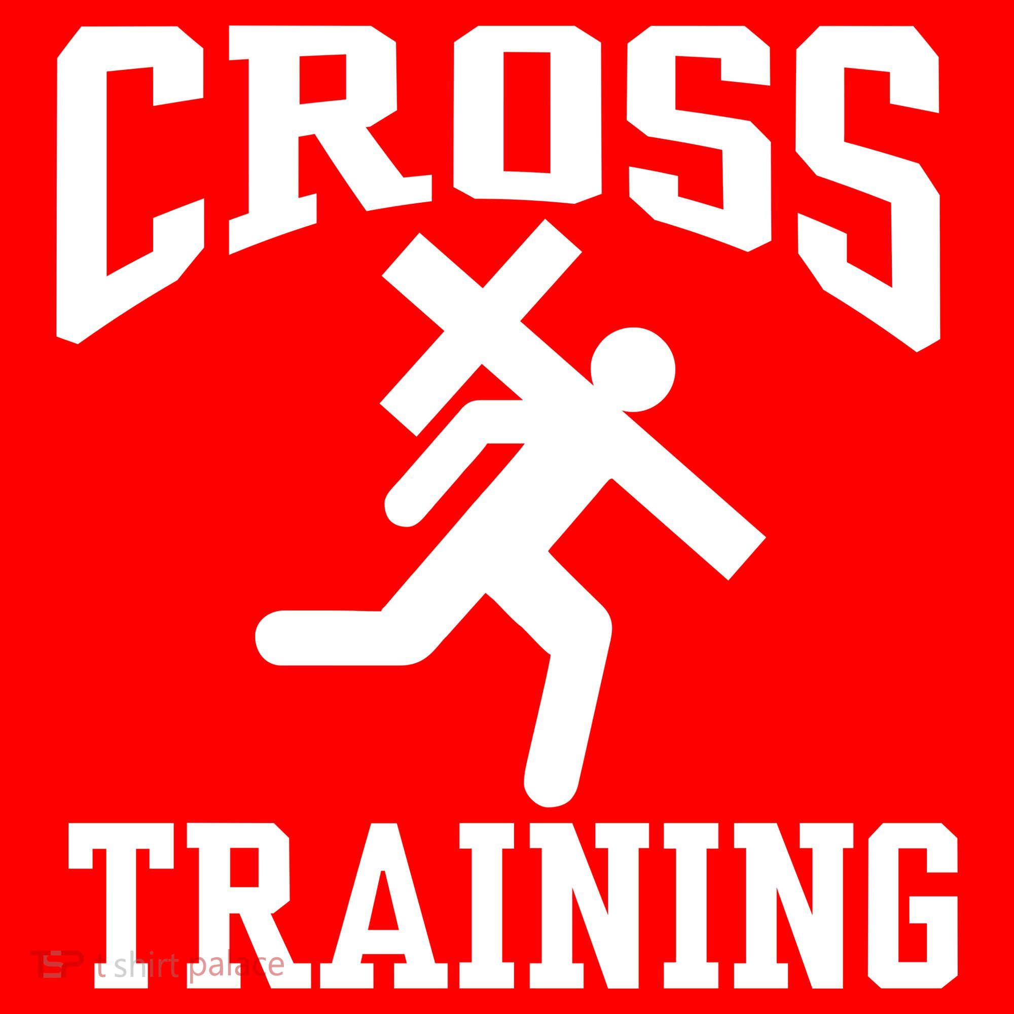 Cross Training Jesus Christian Catholic Button