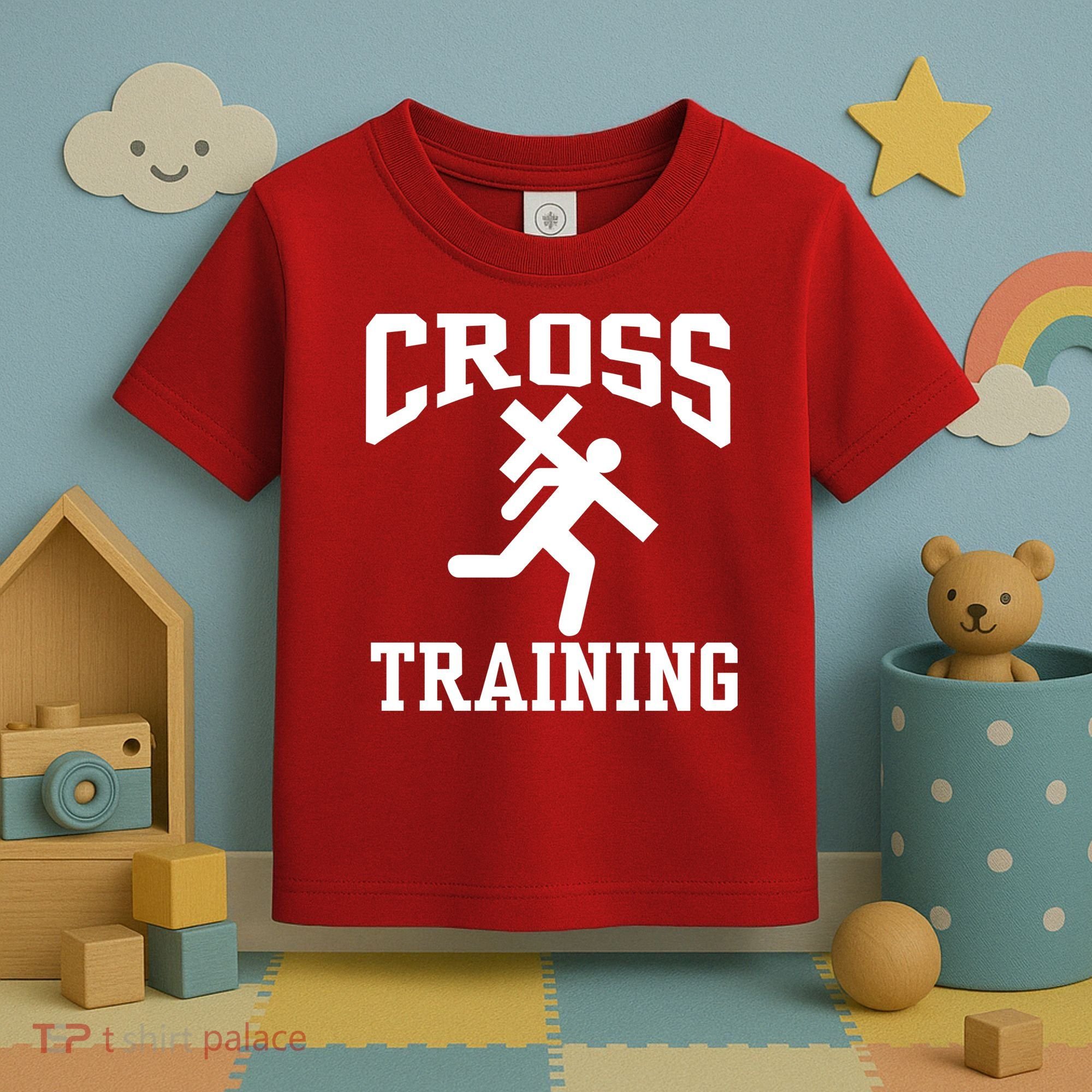 Cross Training Jesus Christian Catholic Toddler T-Shirt