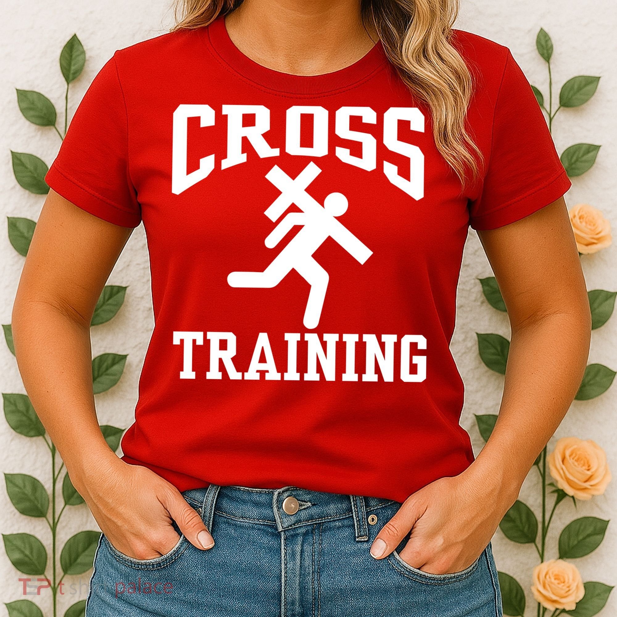 Cross Training Jesus Christian Catholic Women's T-Shirt