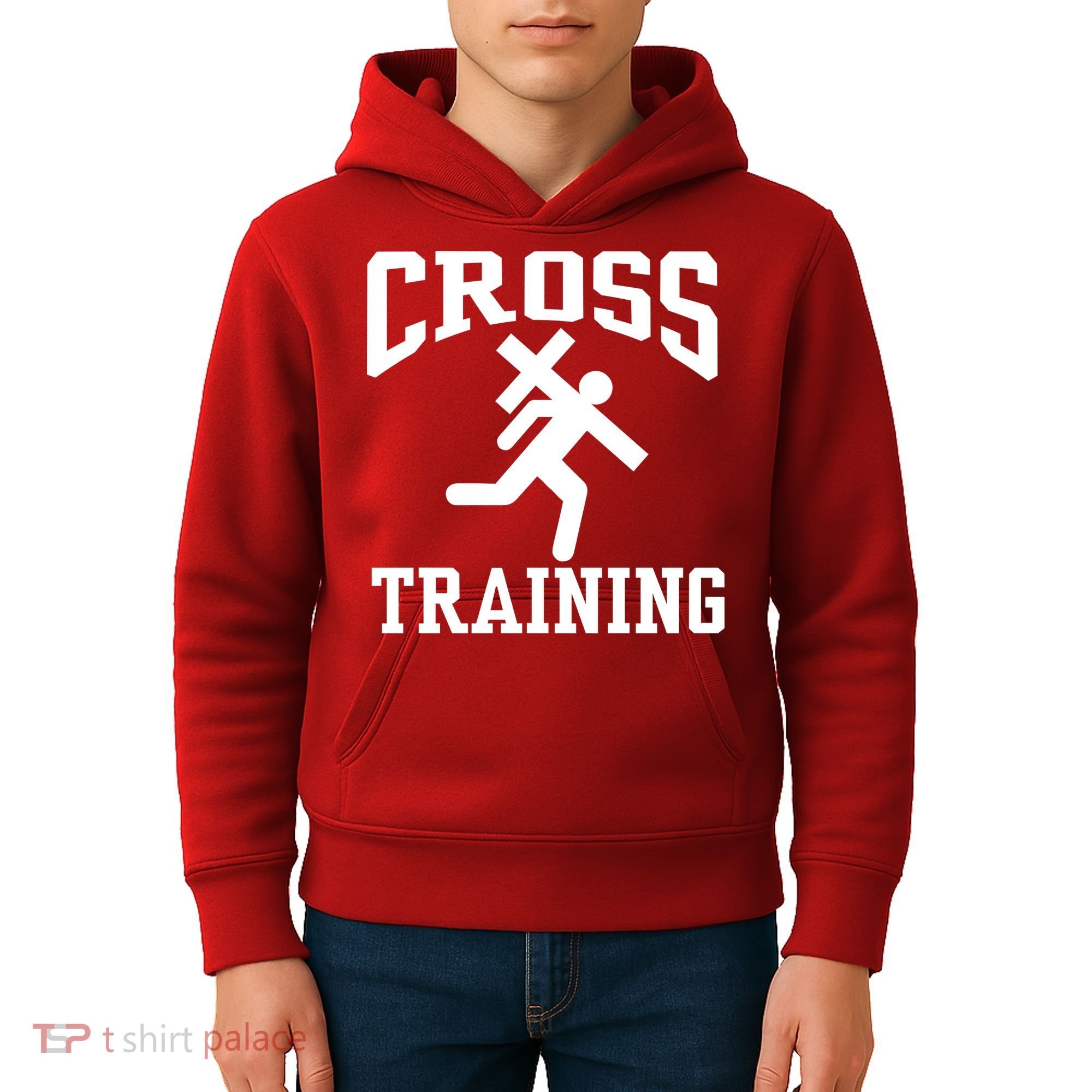 Cross Training Jesus Christian Catholic Kids Hoodie