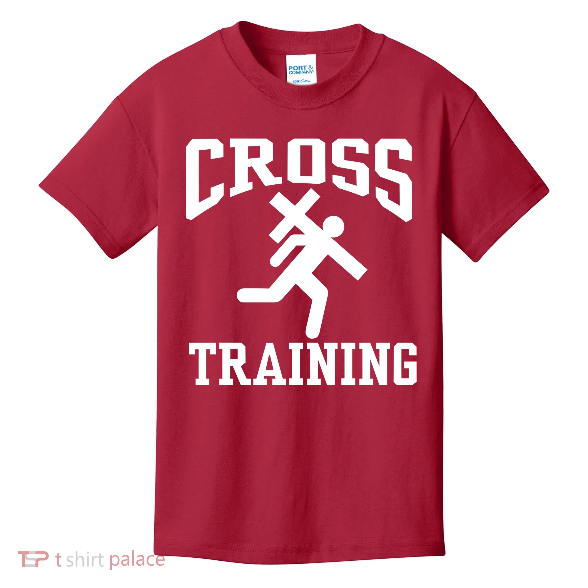 Cross Training Jesus Christian Catholic Kids T-Shirt