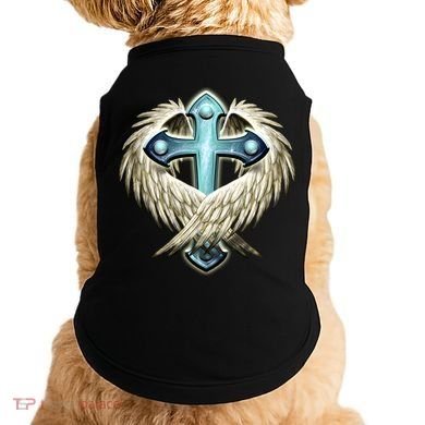 Cross With Wings Doggie Tank