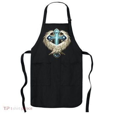 Cross With Wings Apron