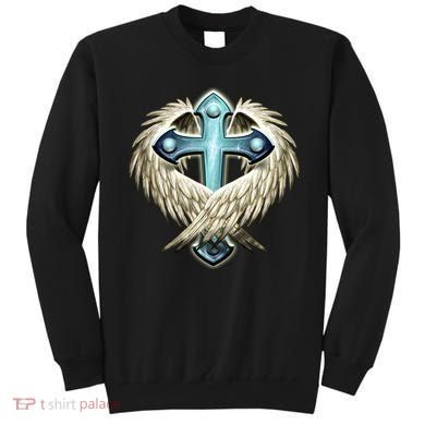 Cross With Wings Sweatshirt