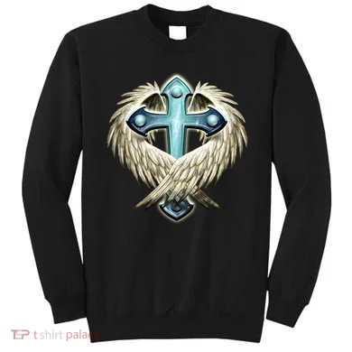 Cross With Wings Sweatshirt