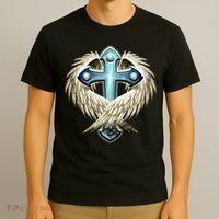 Cross With Wings T-Shirt thumb 3