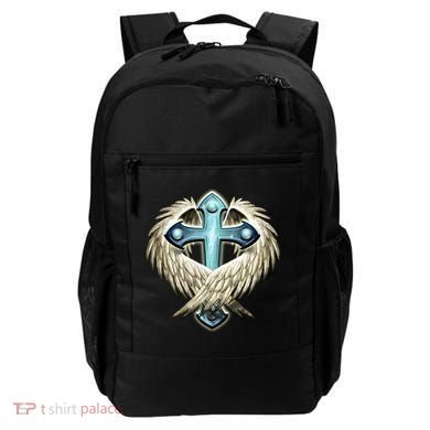 Cross With Wings Backpack