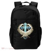 Cross With Wings Backpack thumb 0