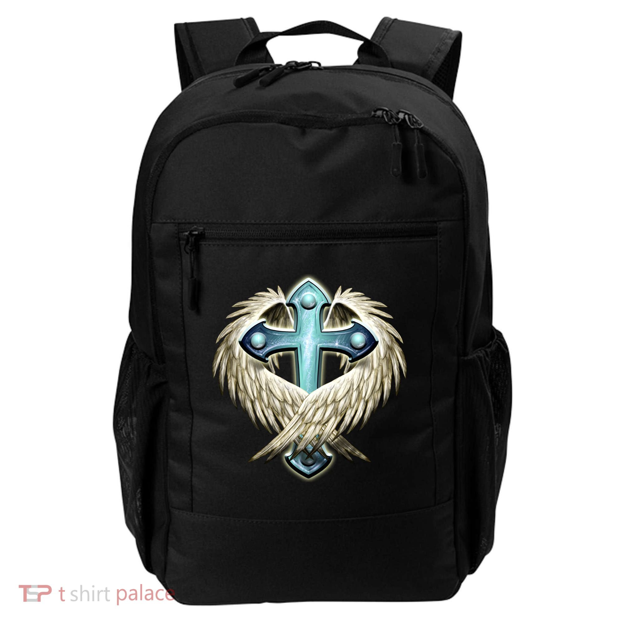 Cross With Wings Backpack