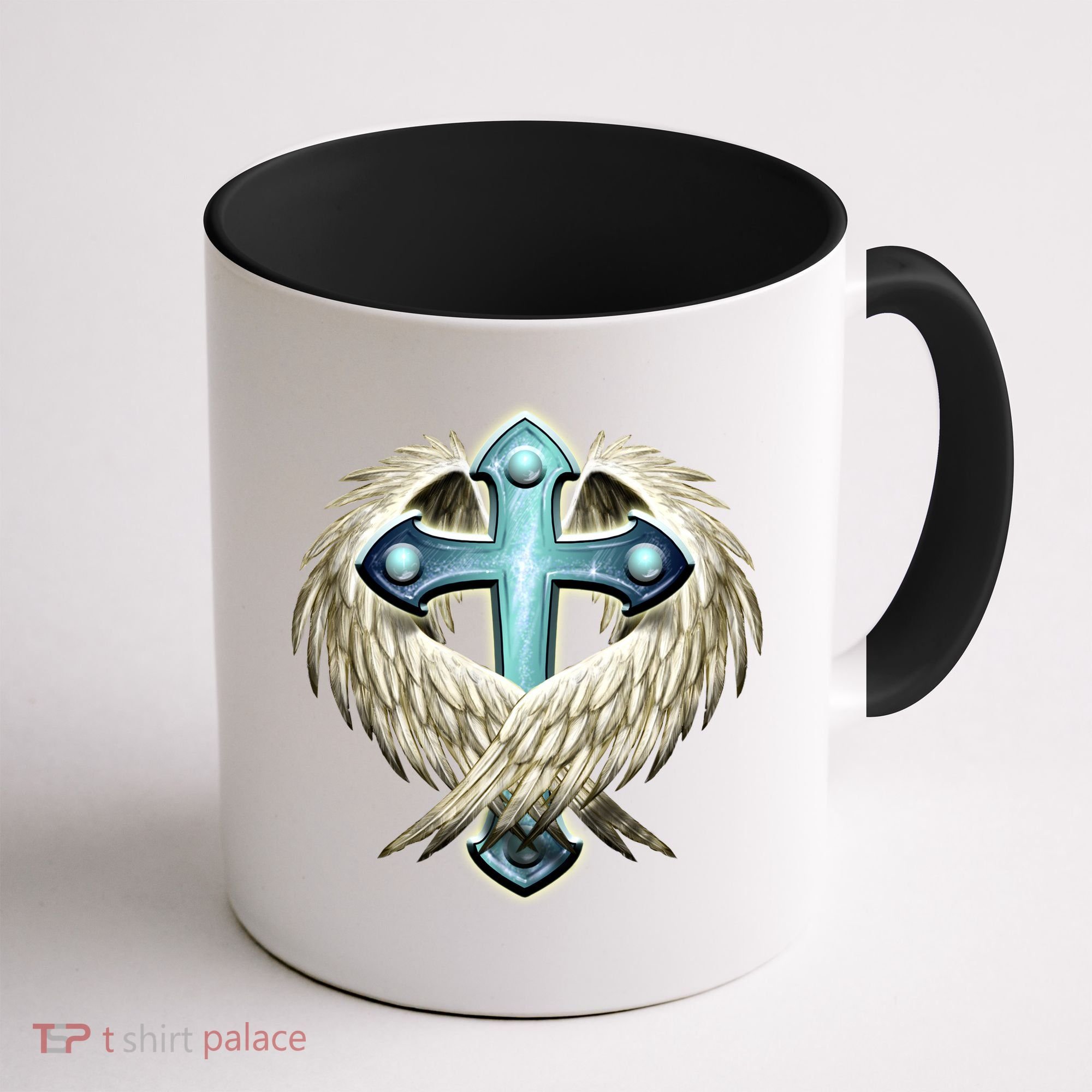 Cross With Wings Coffee Mug