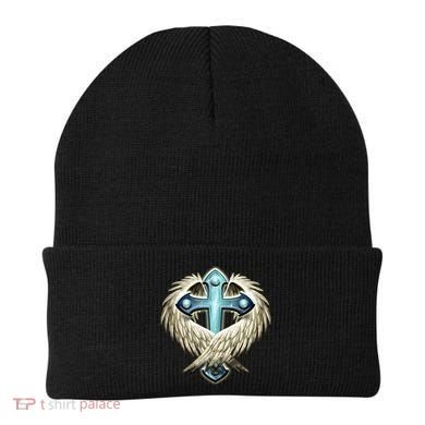 Cross With Wings Beanie
