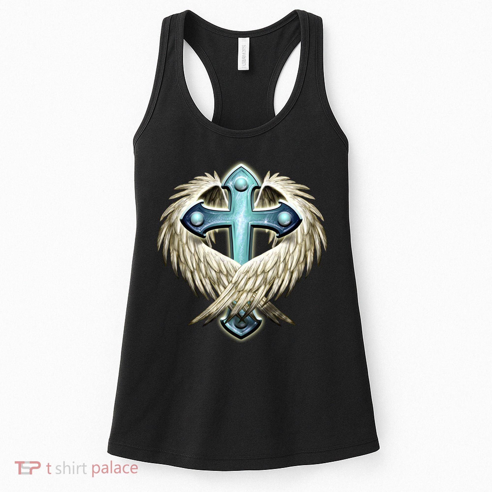 Cross With Wings Women's Tank Top