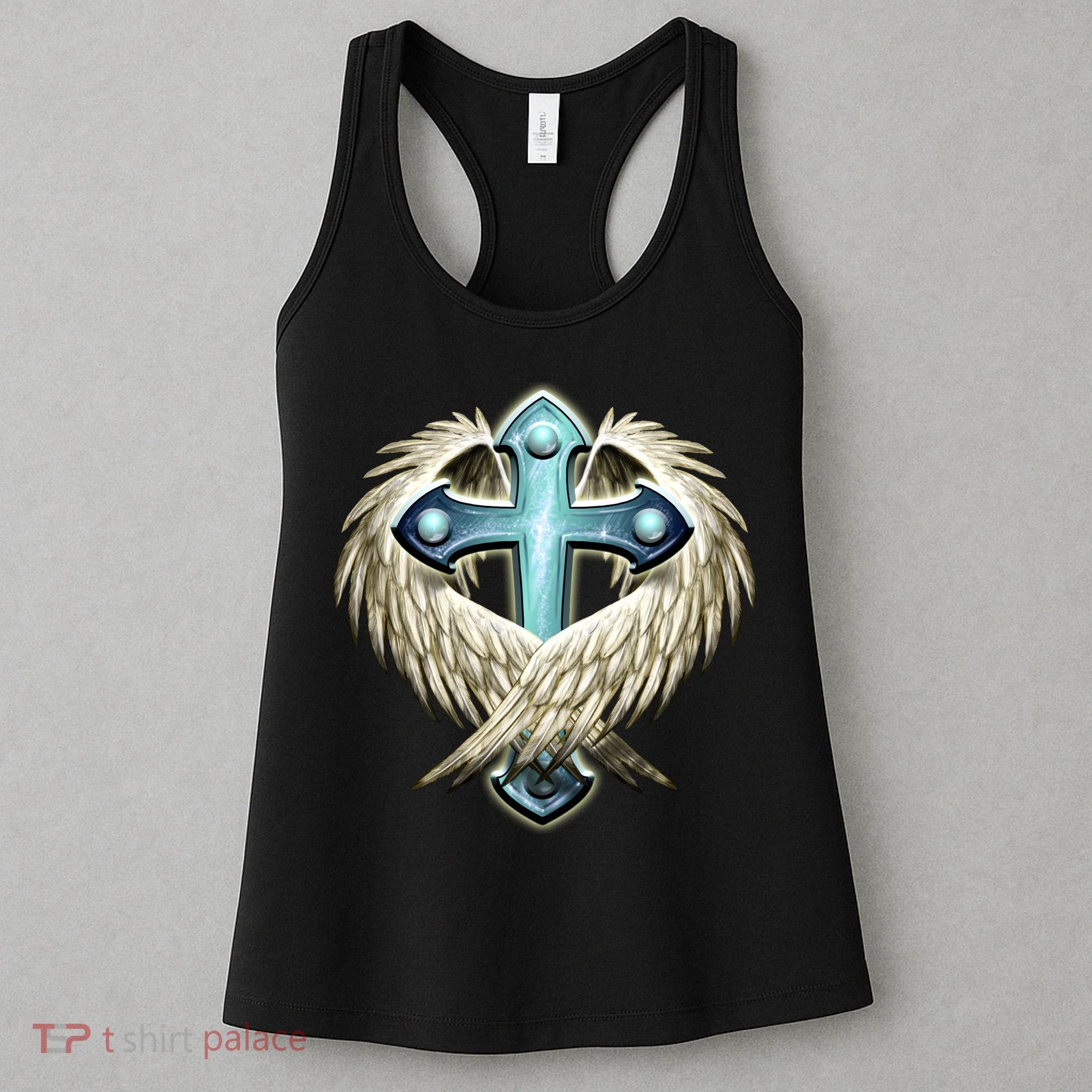 Cross With Wings Women's Tank Top