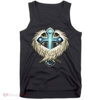 Cross With Wings Tank Top thumb 0