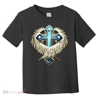 Cross With Wings Toddler T-Shirt
