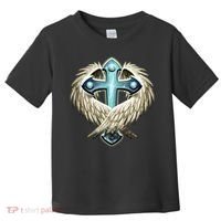 Cross With Wings Toddler T-Shirt thumb 0