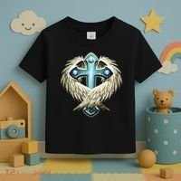Cross With Wings Toddler T-Shirt thumb 3