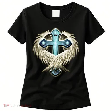 Cross With Wings Women's T-Shirt