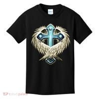 Cross With Wings Kids T-Shirt thumb 0