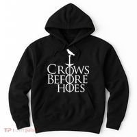 Crows Before Hoes Hoodie thumb 0