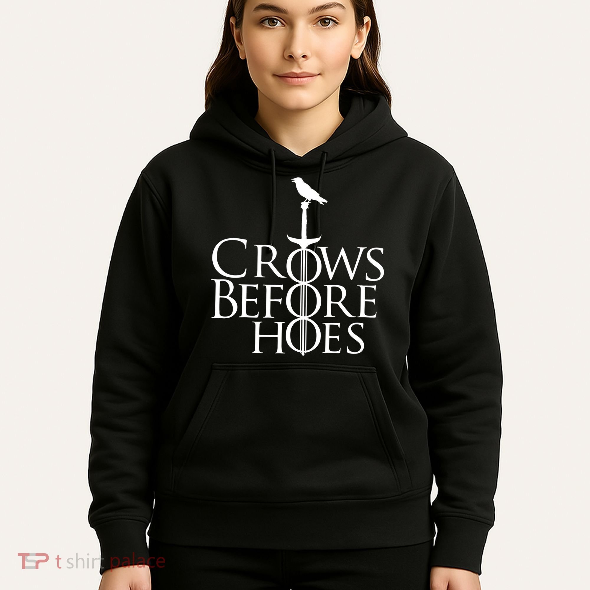 Crows Before Hoes Hoodie