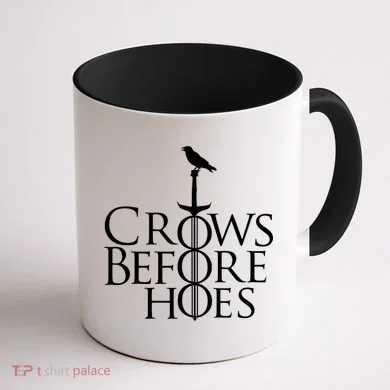 Crows Before Hoes Coffee Mug back