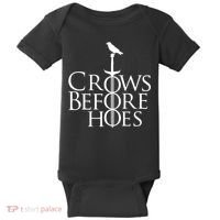 Crows Before Hoes Baby Bodysuit thumb 0