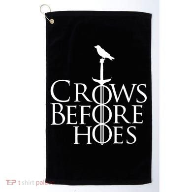 Crows Before Hoes Golf Towel