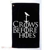 Crows Before Hoes Golf Towel thumb 0