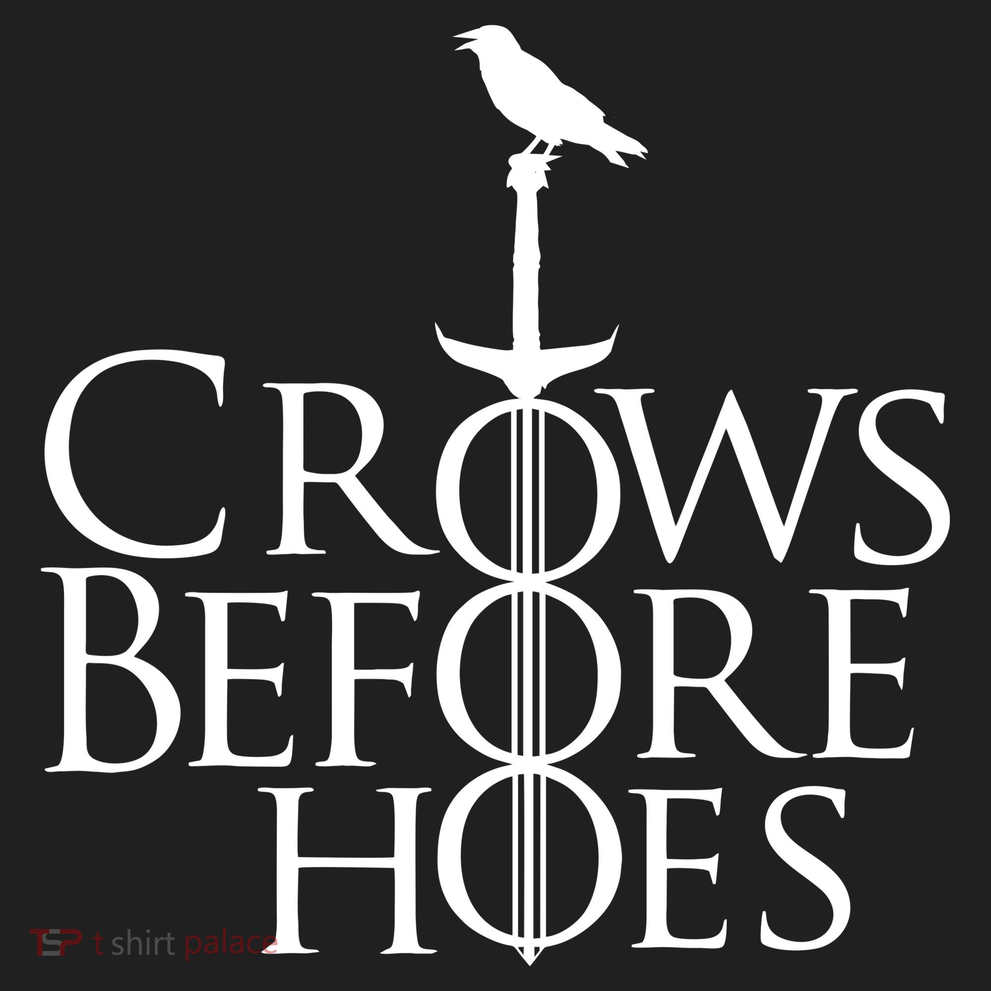 Crows Before Hoes Golf Towel